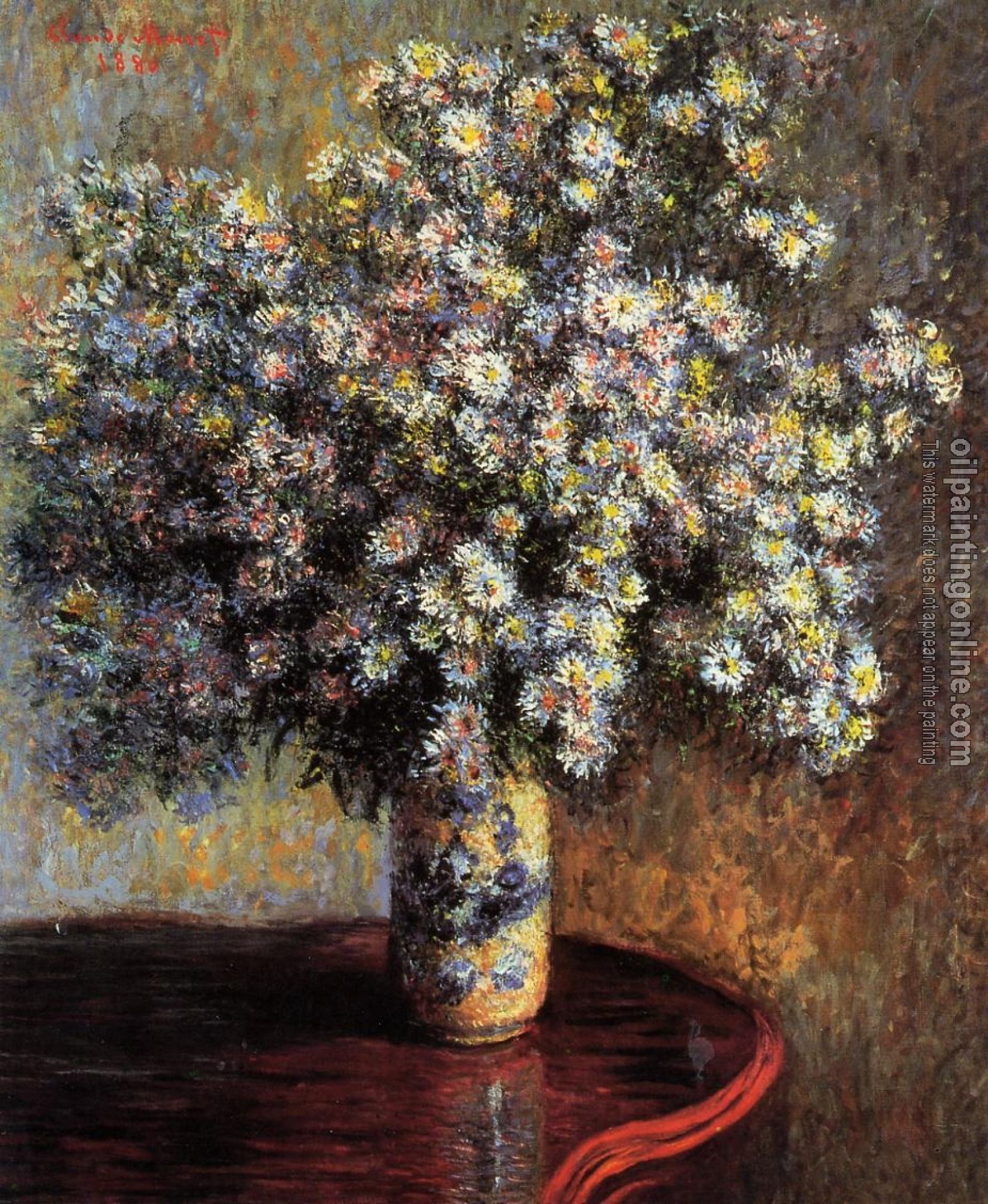 Monet, Claude Oscar - Asters